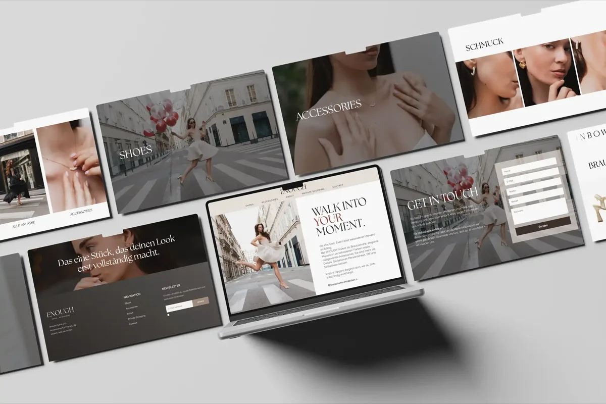 Enough Shoes — Projekt von redcat media